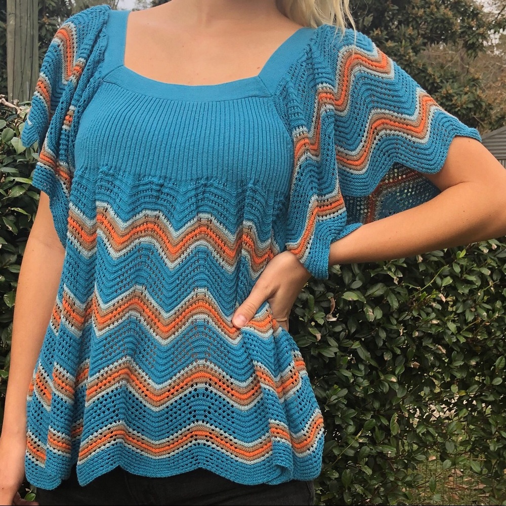 Free People crochet top
